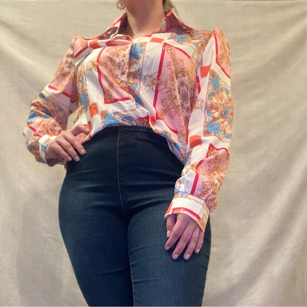 Multi Colored Button Up!